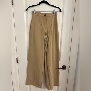 Bershka beige trousers